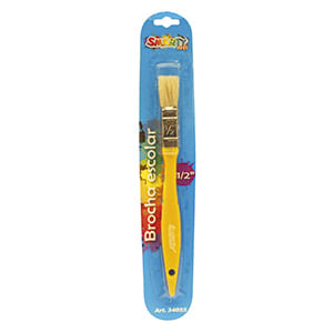 PINCEL PLASTICO ESCOLAR BROCHA 1/2" BLT