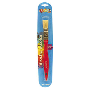 PINCEL PLASTICO ESCOLAR BROCHA 1/2" BLT