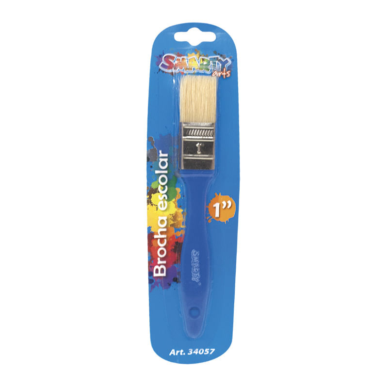 PINCEL PLASTICO ESCOLAR BROCHA 1" BLT