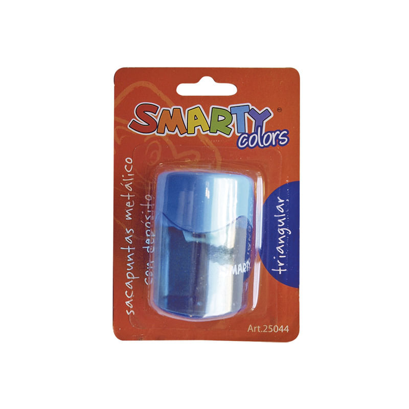 SACAPUNTAS METALICO CON DEPOSITO TRIANGULAR BLT