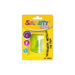 SACAPUNTAS METALICO CON DEPOSITO TRIANGULAR CON TAPA BLT