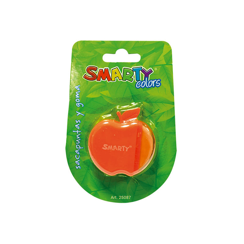 SACAPUNTAS CON DEPOSITO Y GOMA MANZANA 1 ORIFICIO BLT