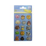 ETIQUETA DECO LINE 3D ANIMALES