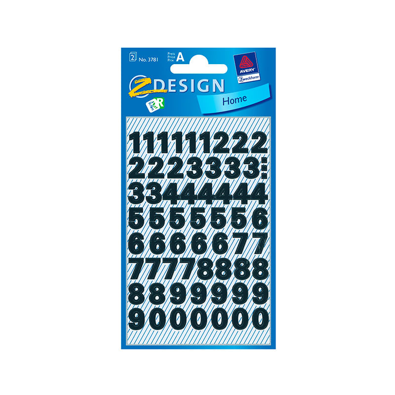 ETIQUETA FANTASIA NUMEROS