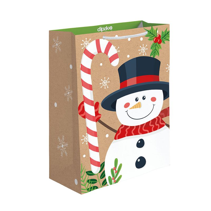 BOLSA REGALO GRANDE KRAFT DIAS DE NAVIDAD