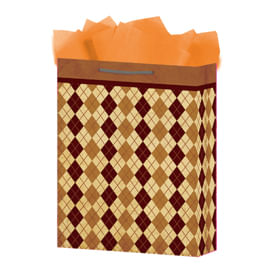 BOLSA REGALO MEDIANA KRAFT FELIZ DIA