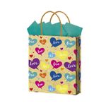 BOLSA REGALO MEDIANA KRAFT FELIZ DIA