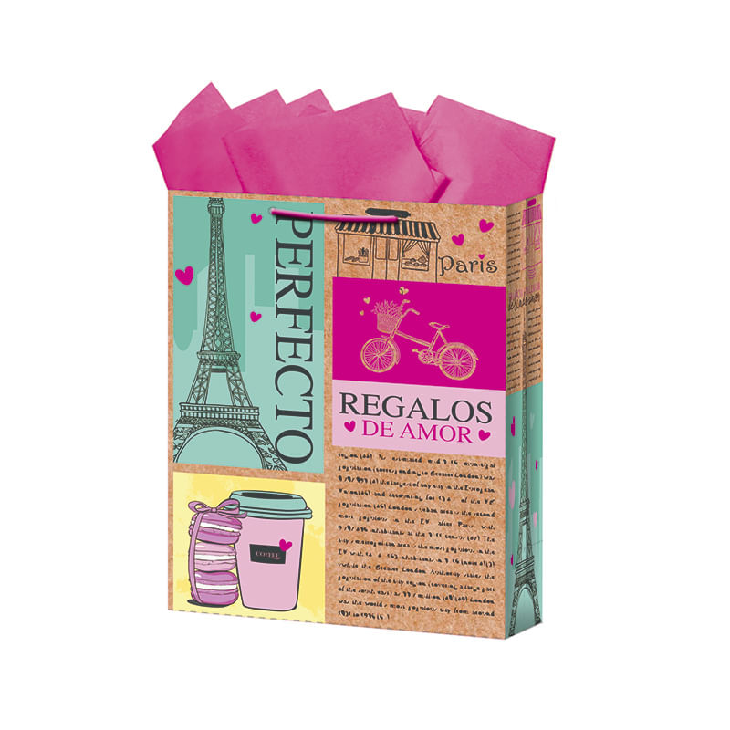 BOLSA REGALO MEDIANA KRAFT