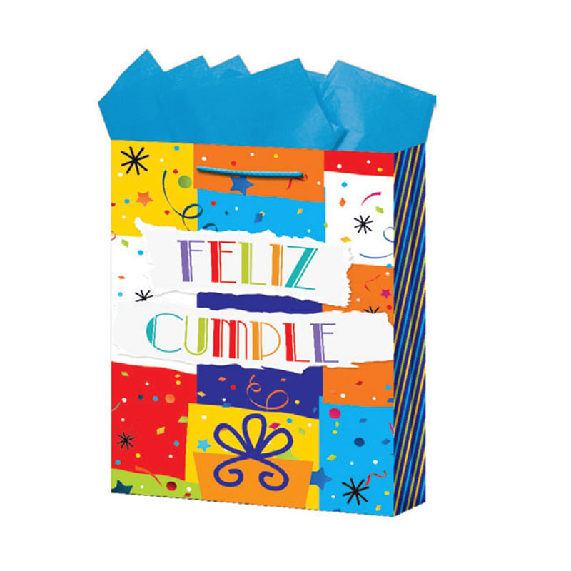 BOLSA REGALO GRANDE FELICIDADES