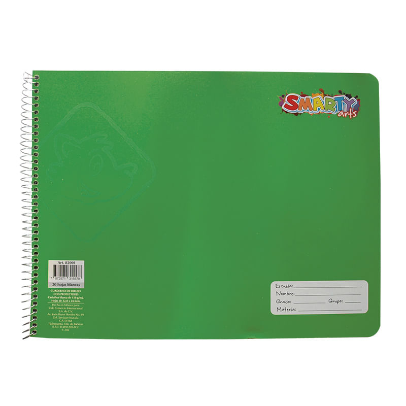 CUADERNO AGUILUCHO 245X32CM 20H BLANCO
