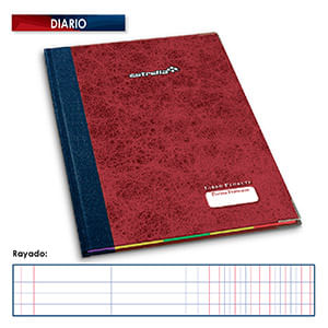 LIBRO FLORETE DIARIO 96HJS FORMA FRANCESA
