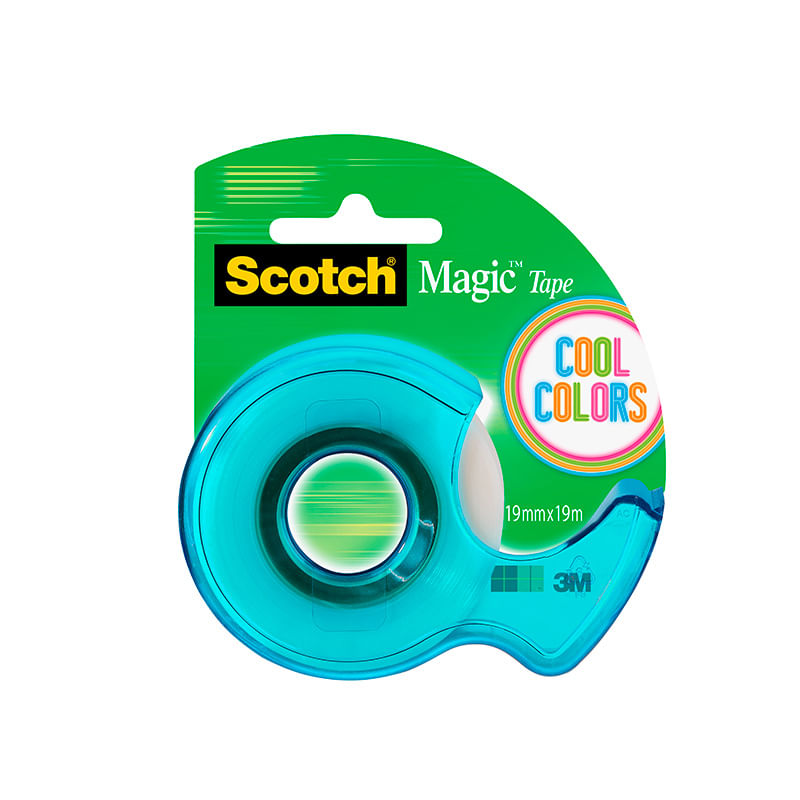 CINTA MAGICA 810 CON DESPACHADOR 19x165M COOL COLORS