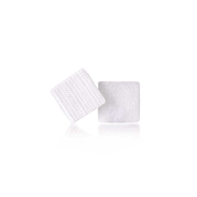 VELCRO CUADRO ADHESIVO 22X22CM BLANCO C/12 PZAS