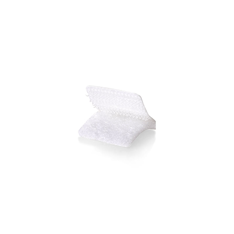 VELCRO CUADRO ADHESIVO 22X22CM BLANCO C/12 PZAS