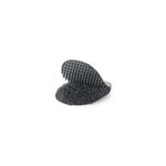 VELCRO OVALO ADHESIVO 25x19CM NEGRO C/6 PZAS
