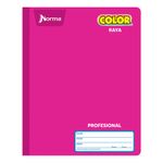 CUADERNO COSIDO PROFESIONAL 100H RAYAS NORMA COLOR