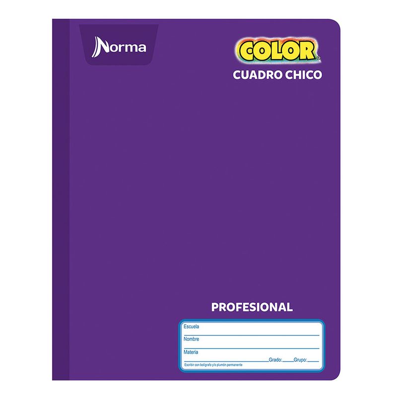 CUADERNO COSIDO PROFESIONAL 100H C-5 NORMA COLOR