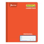 CUADERNO COSIDO PROFESIONAL 100H C-5 NORMA COLOR