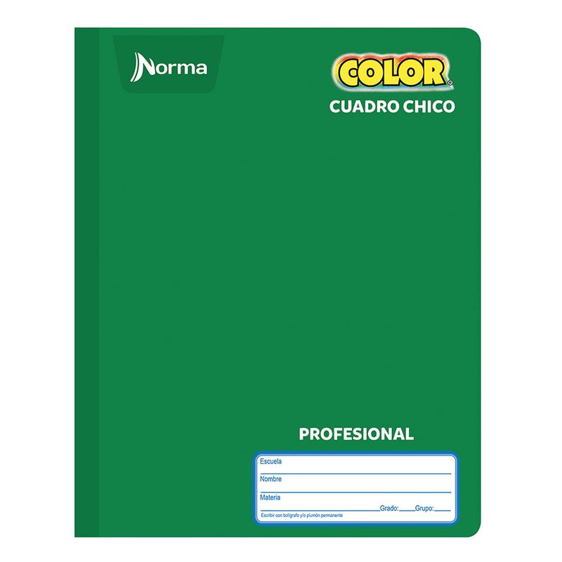 CUADERNO COSIDO PROFESIONAL 100H C-5 NORMA COLOR
