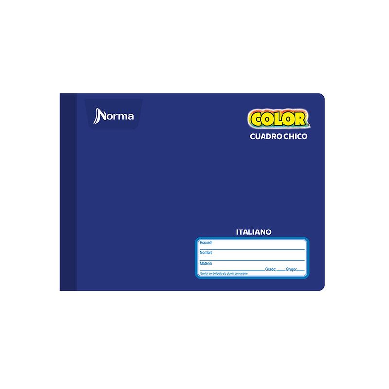 CUADERNO COSIDO ITAL 100H C-5 NORMA COLOR