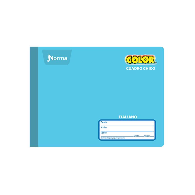 CUADERNO COSIDO ITAL 100H C-5 NORMA COLOR