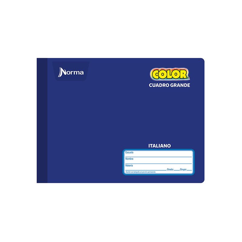 CUADERNO COSIDO ITAL 100H C-7 NORMA COLOR