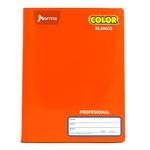 CUADERNO COSIDO PROFESIONAL 100H BLANCO NORMA COLOR
