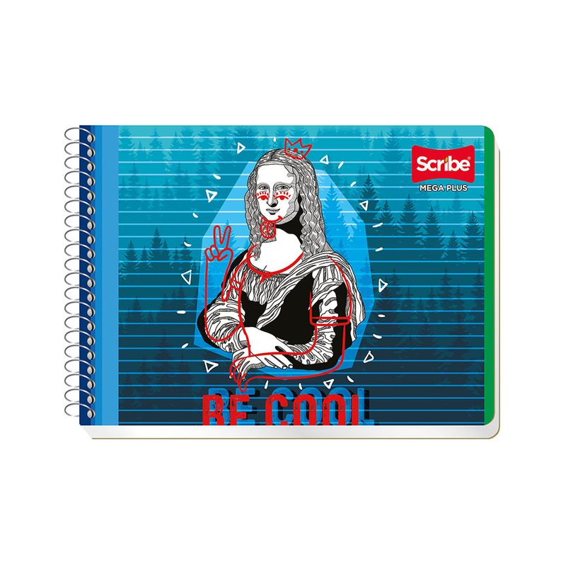 CUADERNO ESPIRAL ITAL 100H RAYAS MEGA