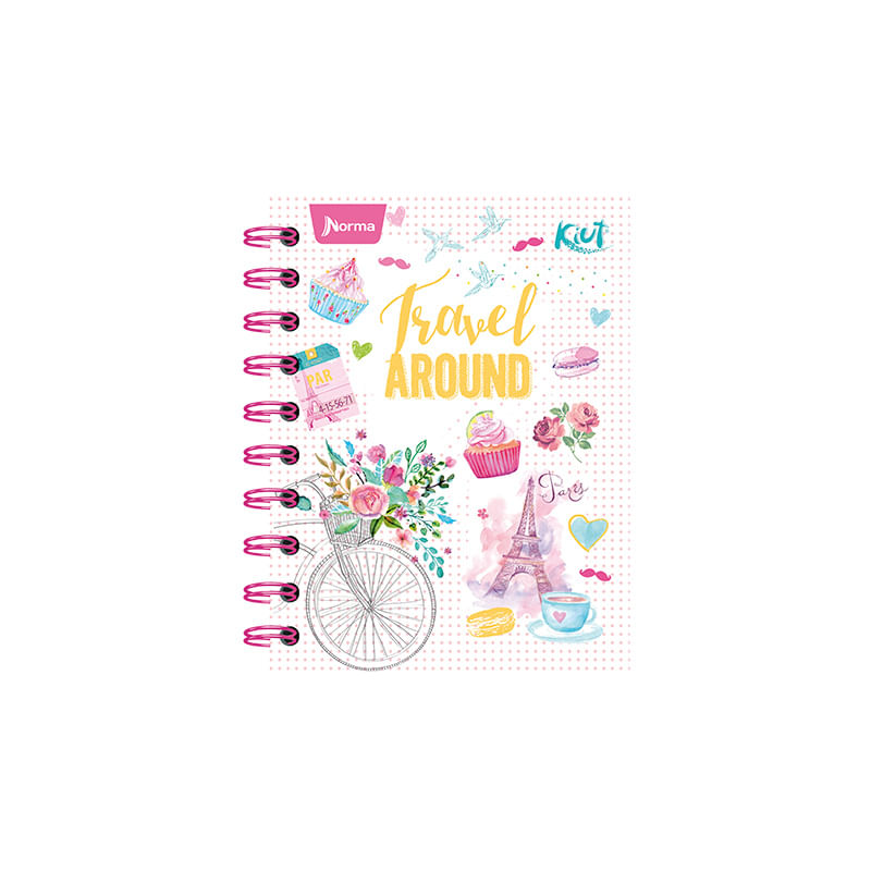 LIBRETA ESPIRAL POCKET 80H RAYAS KIUT