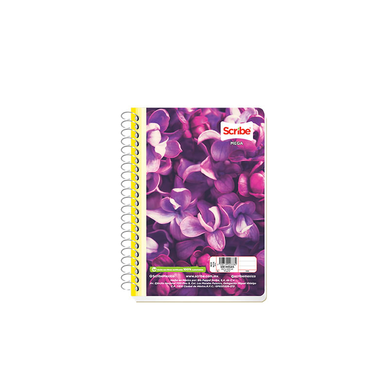 LIBRETA-ESPIRAL-POCKET-100H-RAYAS-MEGA