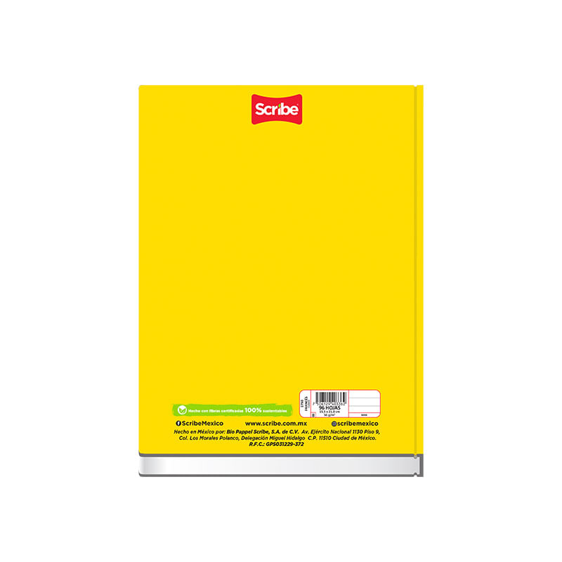 CUADERNO COSIDO FRANCES PD 192H RAYAS CLASICO (4M)