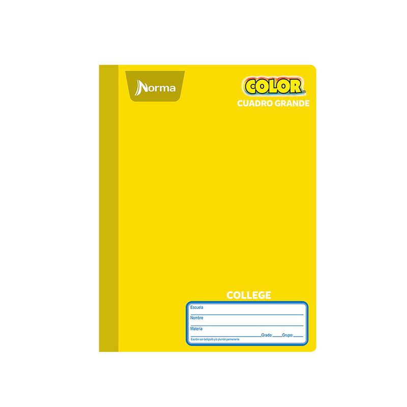 CUADERNO COSIDO COLLEGE 100H C-7 NORMA COLOR