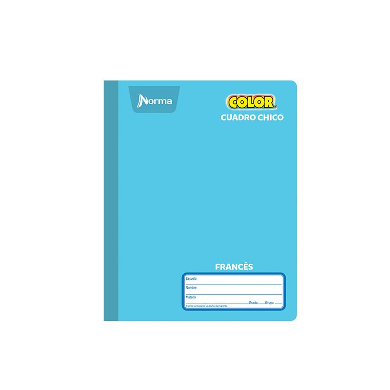 CUADERNO COSIDO FRANCES 100H C-5 NORMA COLOR