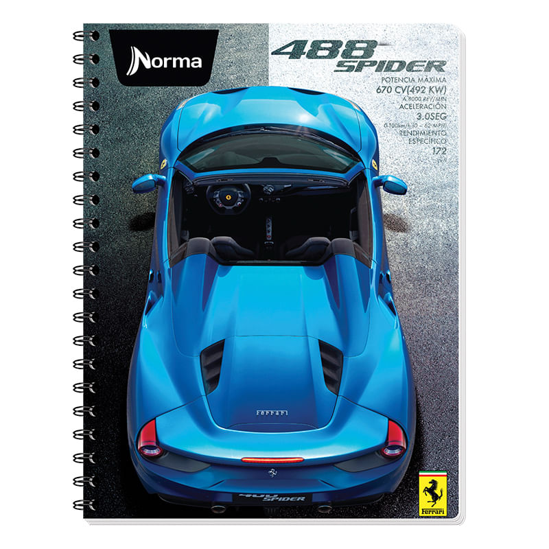 CUADERNO-PROFESIONAL-100H-RAYAS-FERRARI