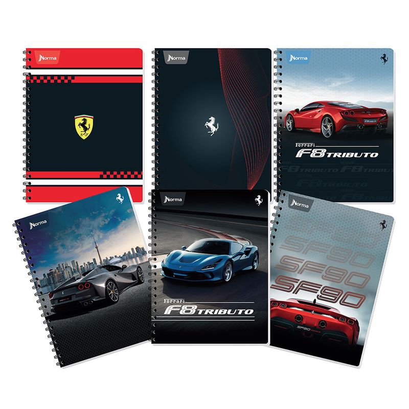 CUADERNO PROFESIONAL 100H C-7 FERRARI