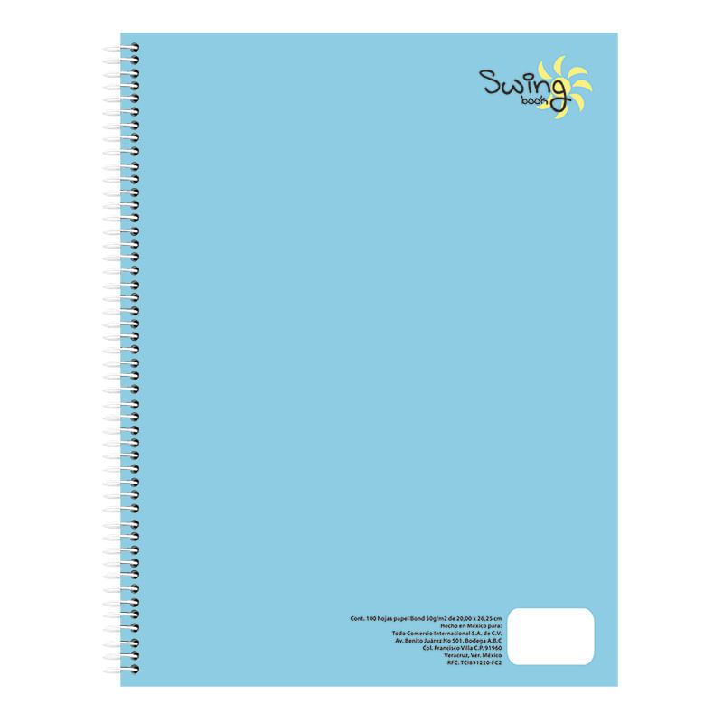 CUADERNO PROFESIONAL 100H C-7 SWING COOL