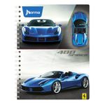 CUADERNO PROFESIONAL 200H RAYAS FERRARI