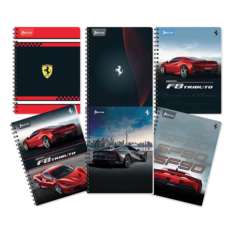CUADERNO PROFESIONAL 100H C-5 FERRARI