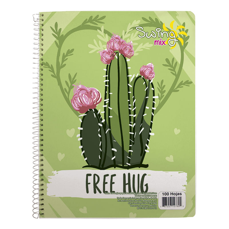 CUADERNO PROFESIONAL 100H BLANCO SWING MIX