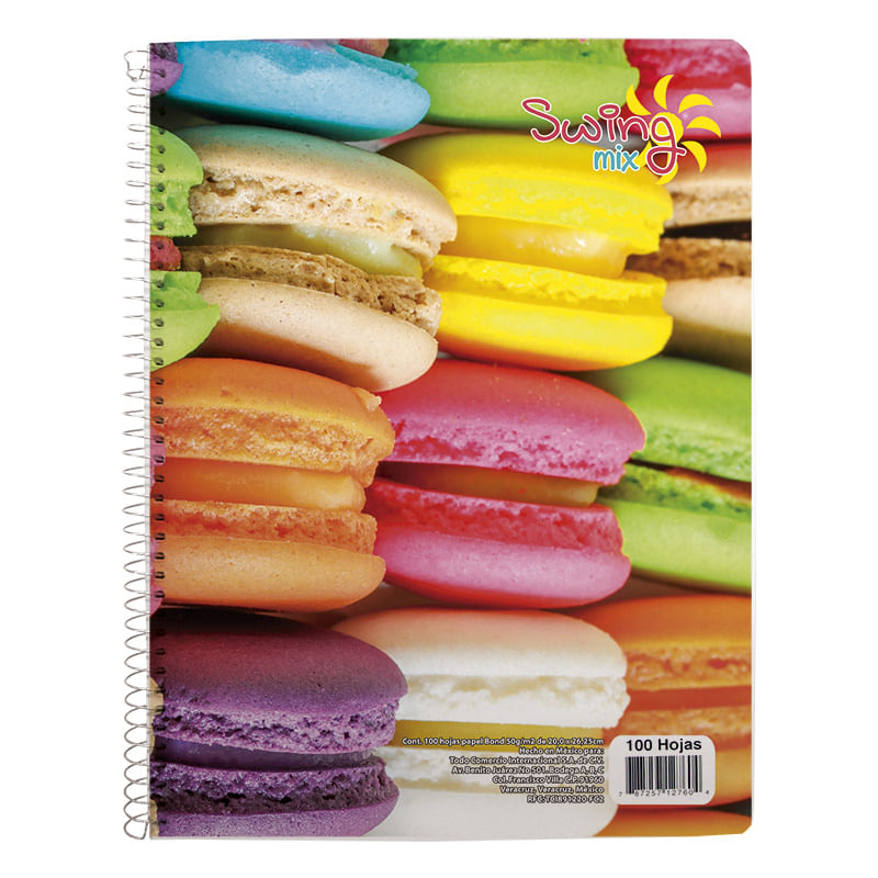 CUADERNO PROFESIONAL 100H C-5 SWING MIX