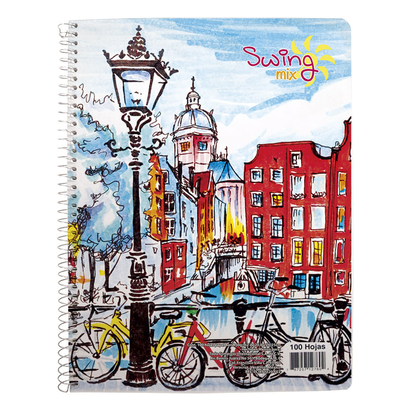 CUADERNO PROFESIONAL 100H C-7 SWING MIX