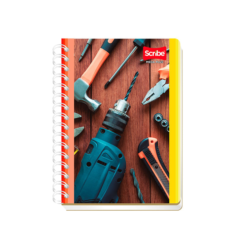 CUADERNO-ESPIRAL-FRANCES-100H-BLANCO-MEGA