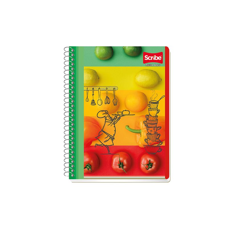 CUADERNO ESPIRAL FRANCES 100H D/R MEGA