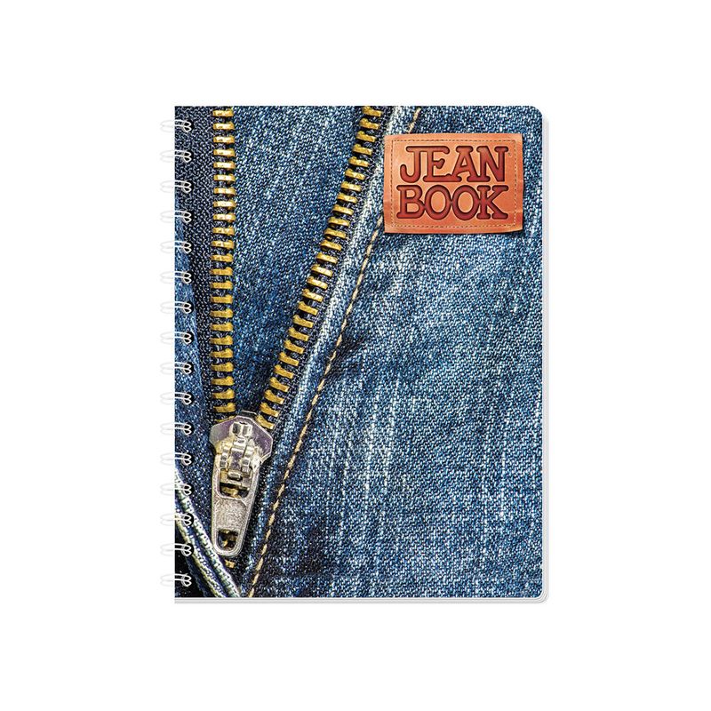 CUADERNO ESPIRAL FRANCES 100H RAYAS JEAN BOOK
