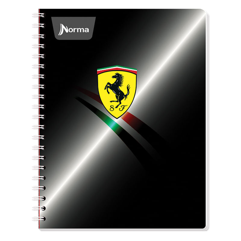 CUADERNO PROFESIONAL 120H RAYAS FERRARI DB