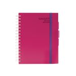 CUADERNO ESPIRAL FRANCES 150H C-5 COLORES SURTIDOS SILKY PD