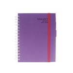 CUADERNO ESPIRAL FRANCES 150H C-7 COLORES SURTIDOS SILKY PD