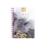 CUADERNO ESPIRAL FRANCES 160H RAYAS KIUT DB