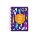 CUADERNO ESPIRAL FRANCES 100H RAYAS INCOLORS
