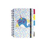 CUADERNO ESPIRAL FRANCES 96H RAYAS UNICORN PD